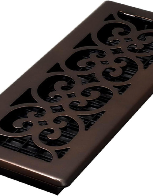 Load image into Gallery viewer, SPH412-RB Floor Register, 4X12, Rubbed Bronze Finish
