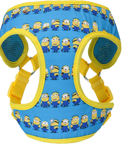 Dog Harness, Small, Blue  in a Row | Comfortable Mesh No-Pull Dog Harness| Gifts for  Fans and Their Pets | Officially Licensed Pet Product from Universal Studios