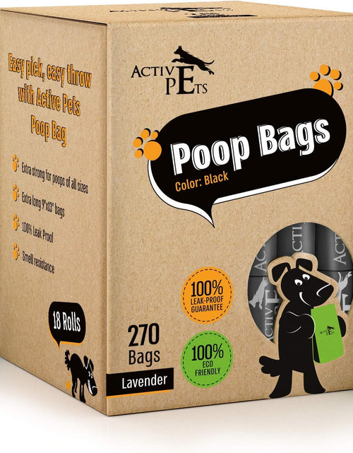 Load image into Gallery viewer, Dog Poop Bag, Extra Thick Dog Waste Bags, Leak-Proof Dog Bags for Poop, Easy-Tear Dog Poop Bags, Strong Doggy Poop Bags, Lavender-Scented Dog Waste Bags Eco-Friendly Doggie Bags for Poop
